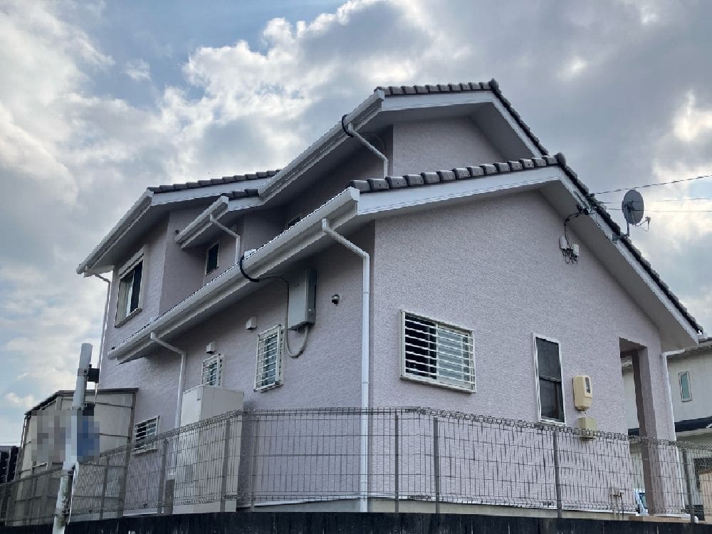 生駒市の外壁塗装、防水工事をリペイント匠が施工した写真