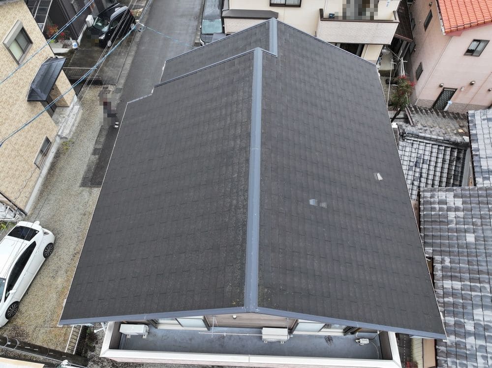 施工前_屋根全体 (2) 尾鷲市の外壁塗装・屋根工事・防水工事をリペイント匠が施工した写真