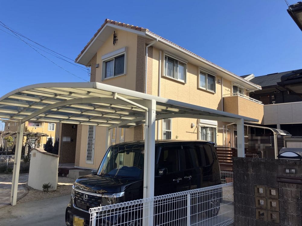 奈良市の外壁塗装をリペイント匠が施工した写真