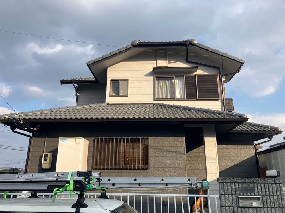 施工後_外壁全体 (5) 生駒市で外壁・屋根塗装をリペイント匠が施工した写真