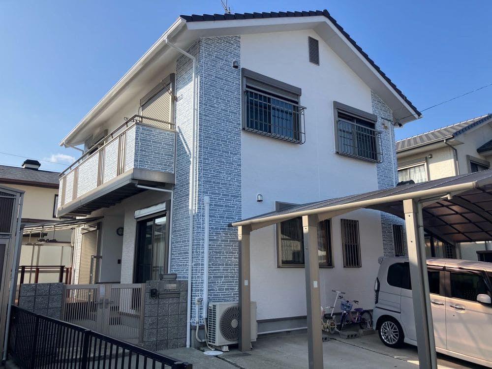 奈良市久居 D様施工後 (2) 奈良市の外壁塗装をリペイント匠が施工した写真