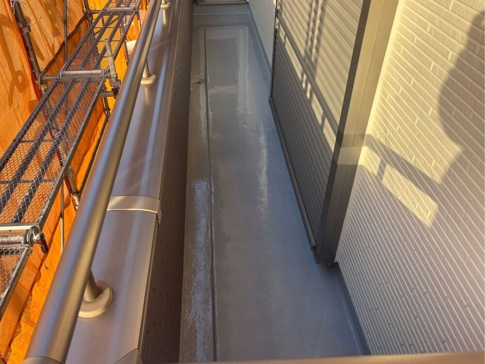 奈良市で外壁塗装、防水工事をリペイント匠が施工した写真