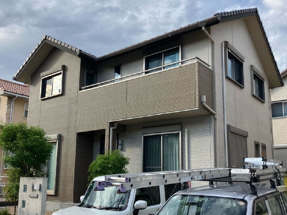 N様(津)施工前_外壁全体 (4) 奈良市で外壁塗装、防水工事をリペイント匠が施工した写真