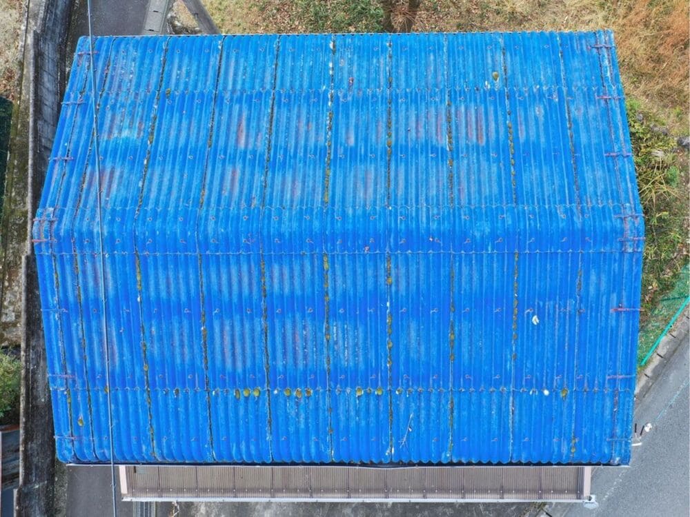 奈良市の屋根塗装をリペイント匠が施工した写真