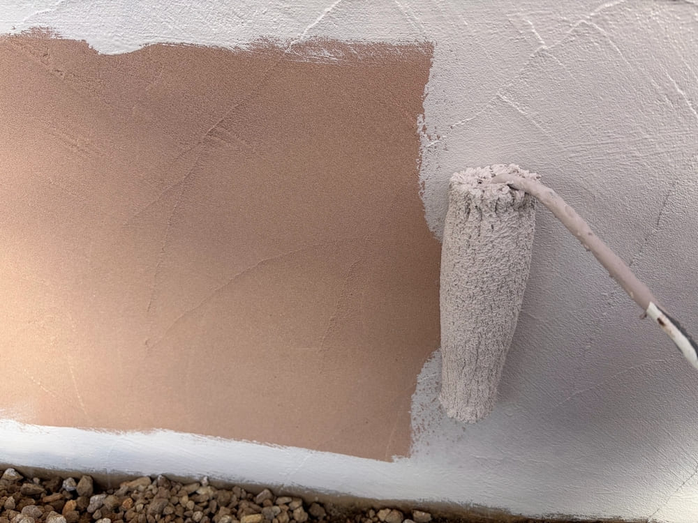 生駒市の外壁塗装をリペイント匠が施工した写真