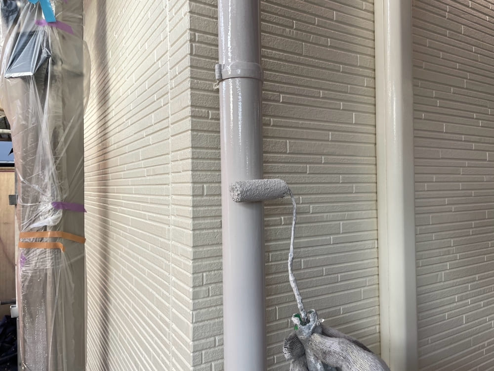 K様(津)樋(上塗り) (6) 奈良市で外壁塗装、屋根塗装をリペイント匠が施工した写真