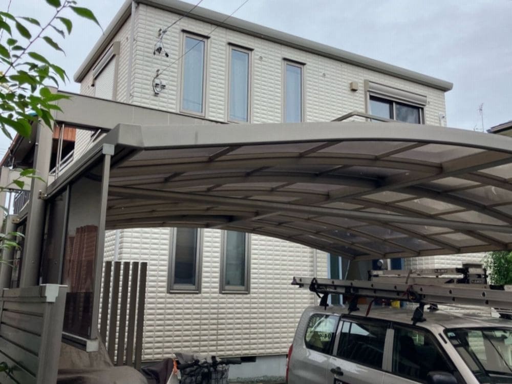 K様(奈良市)_施工前_外壁全体 奈良市の外壁塗装、防水工事をリペイント匠が施工した写真