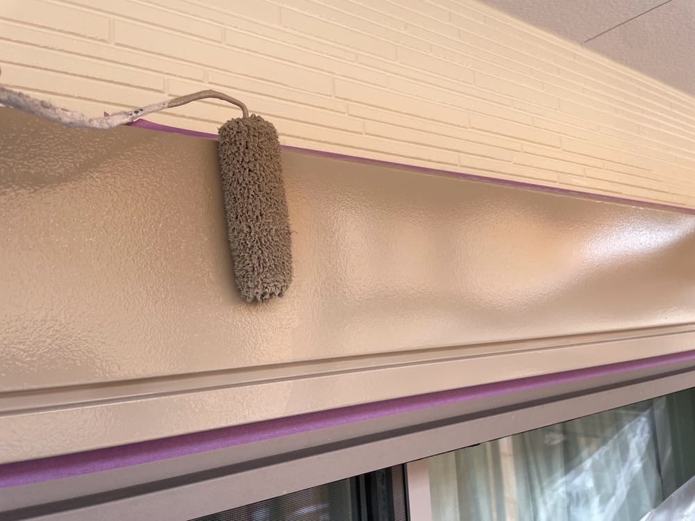 K様(津)シャッターボックス(上塗り) (4) 奈良市で外壁塗装、屋根塗装をリペイント匠が施工した写真