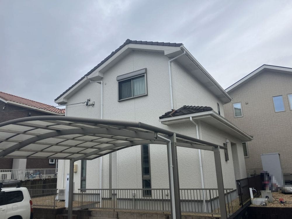 Y様(生駒市郡山町)_施工前 (2) 生駒市の外壁塗装をリペイント匠が施工した写真