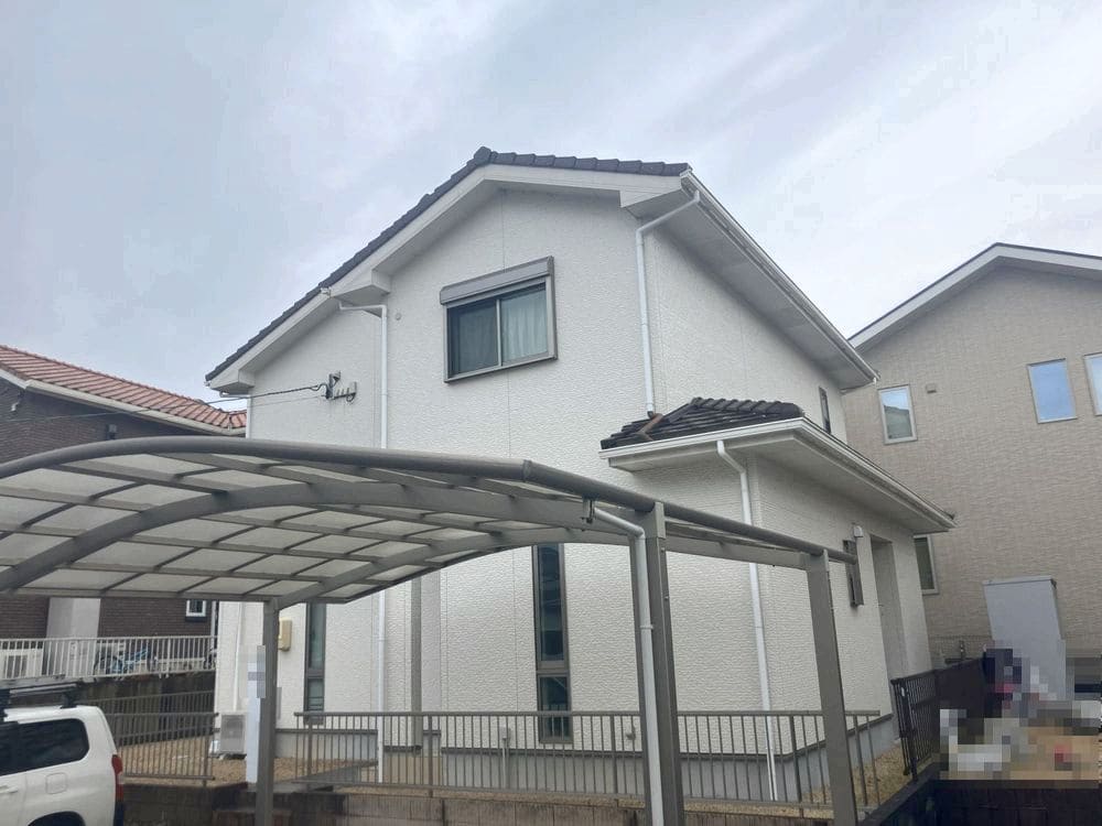 生駒市_Y様_全体_施工前 (3) 生駒市の外壁塗装をリペイント匠が施工した写真