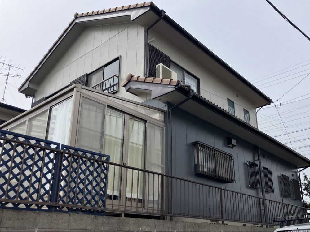 T様奈良市高茶屋小森町施工後_外壁全体 奈良市の外壁塗装をリペイント匠が施工した写真