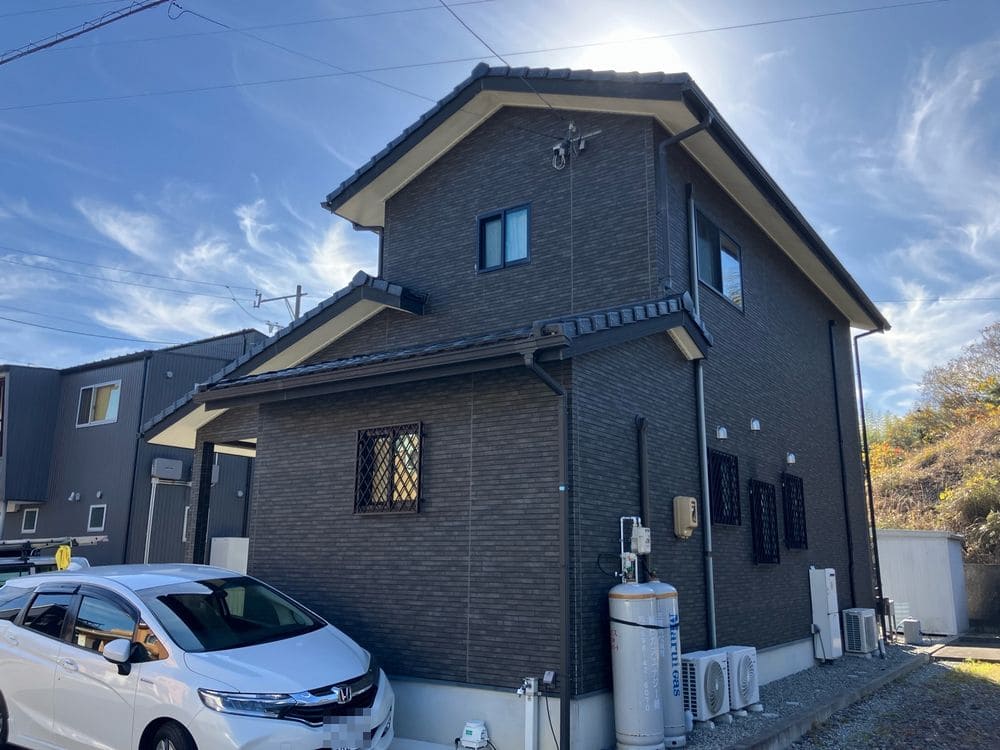 施工前_外壁全体 生駒市で外壁塗装をリペイント匠が施工した写真