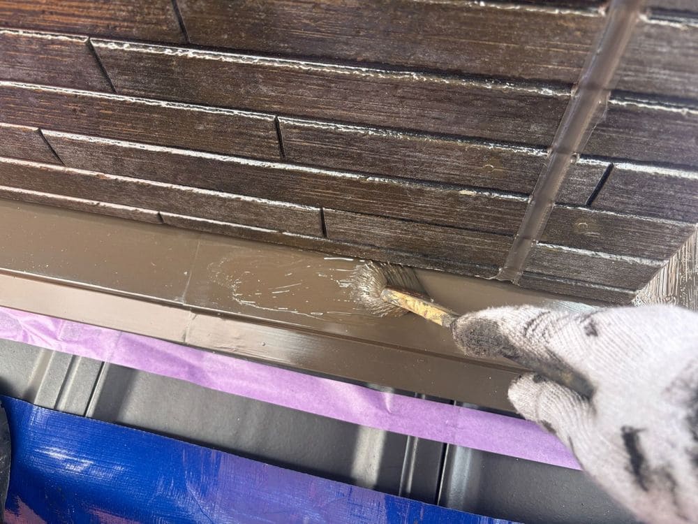 生駒市で外壁塗装をリペイント匠が施工した写真