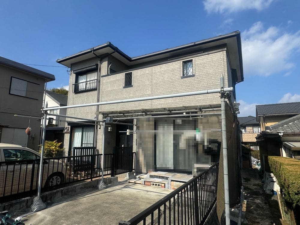 奈良市の外壁塗装をリペイント匠が施工した写真