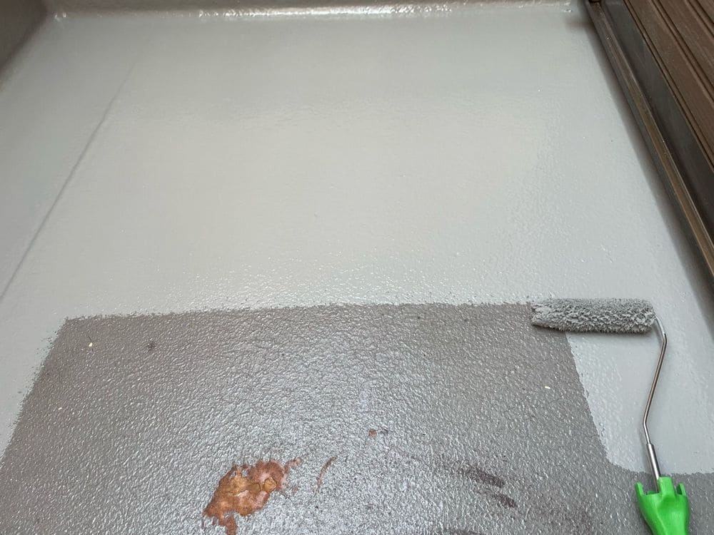 K様(奈良市星見ヶ丘)防水(トップコート) 奈良市の外壁塗装、屋根塗装、防水工事をリペイント匠が施工した写真