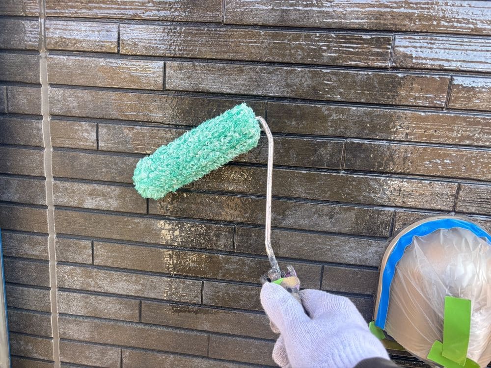 生駒市で外壁塗装をリペイント匠が施工した写真