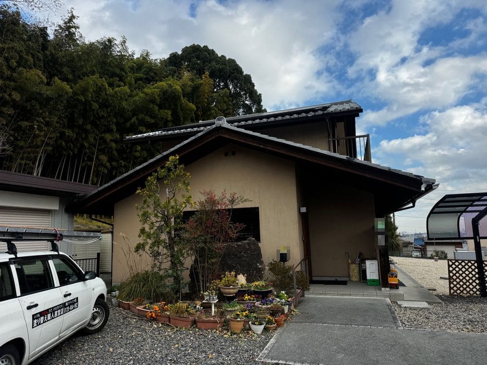 奈良市の外壁塗装をリペイント匠が施工した写真