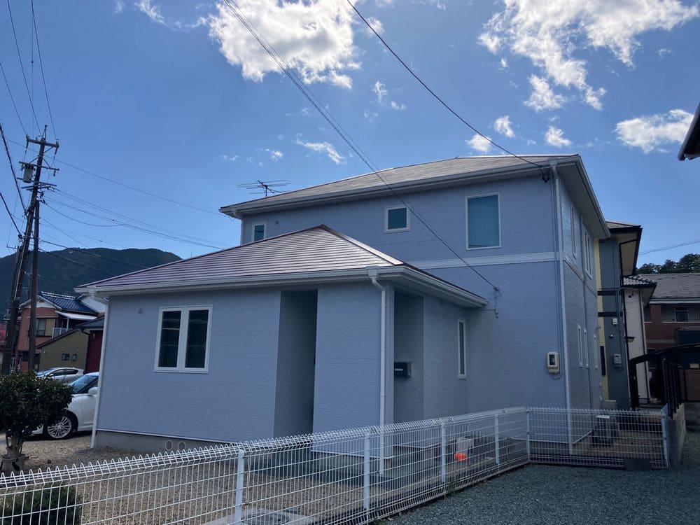 S様(尾鷲市古戸町)_施工後_外壁全体 尾鷲市の外壁塗装、屋根塗装をリペイント匠が施工した写真