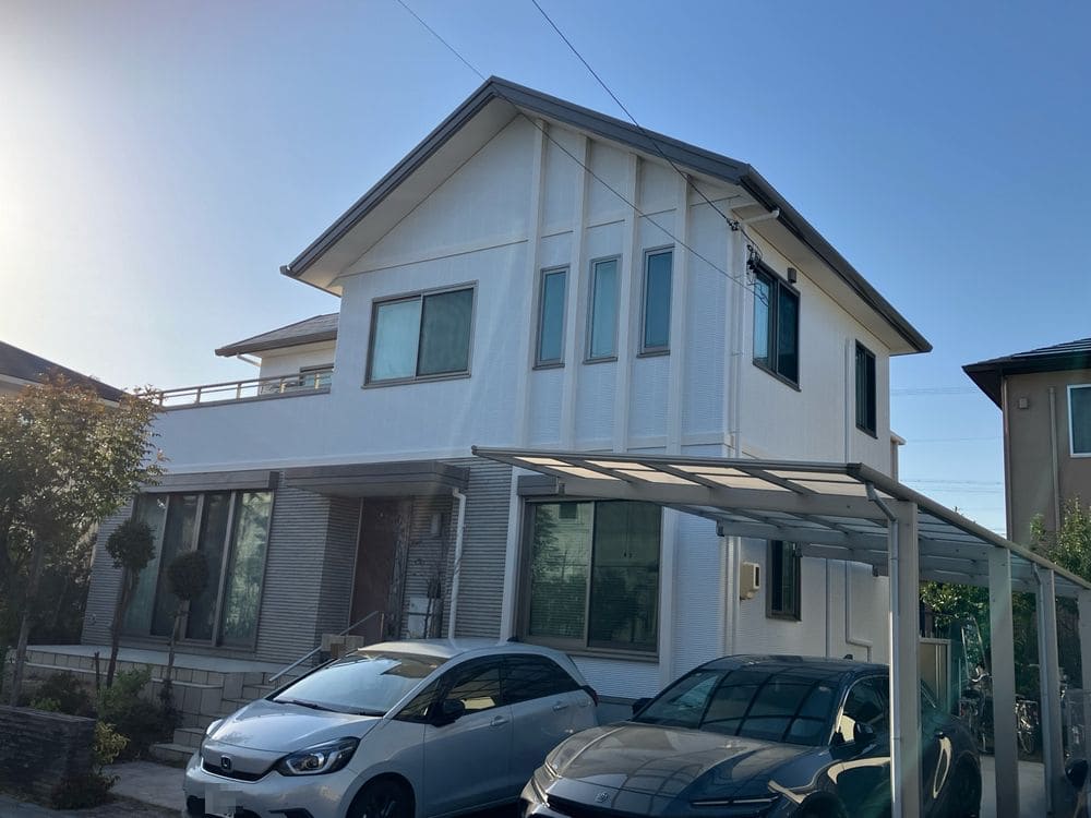 奈良市の外壁・屋根塗装をリペイント匠が施工した写真