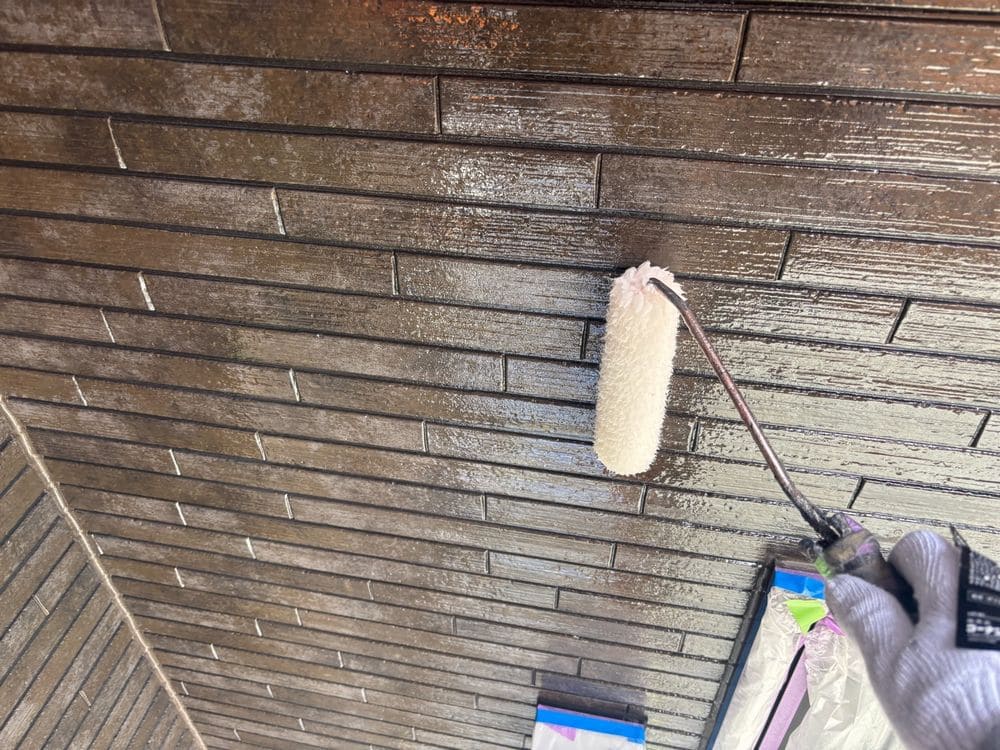 生駒市で外壁塗装をリペイント匠が施工した写真