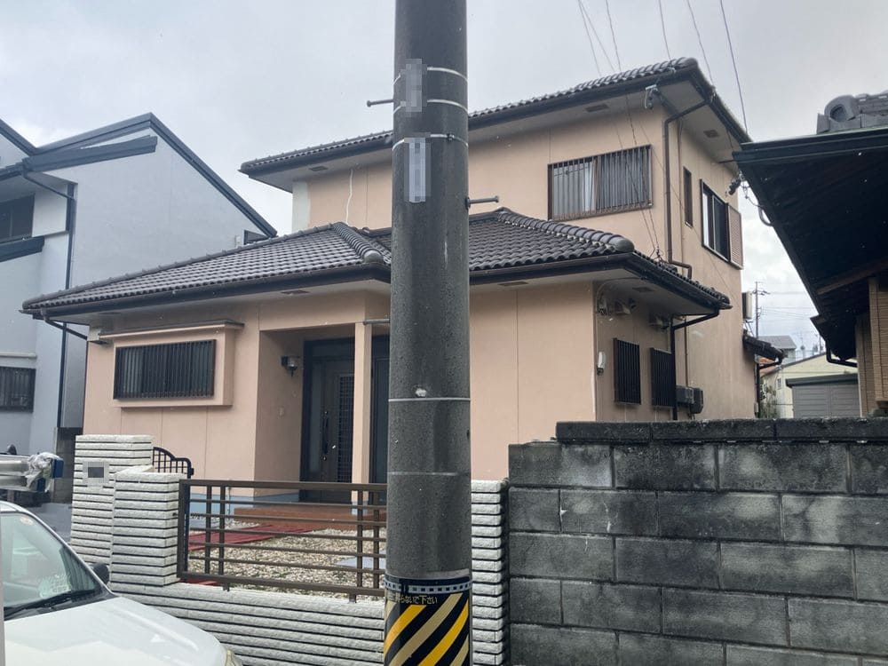 N様(橿原市緑ケ丘)施工前 (2) 橿原市の外壁塗装をリペイント匠が施工した写真