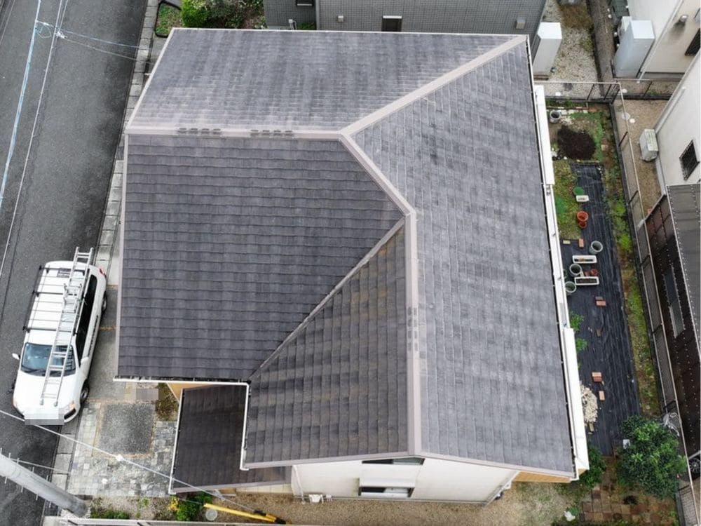 奈良市久居 H様施工前 (7) 奈良市の外壁塗装をリペイント匠が施工した写真