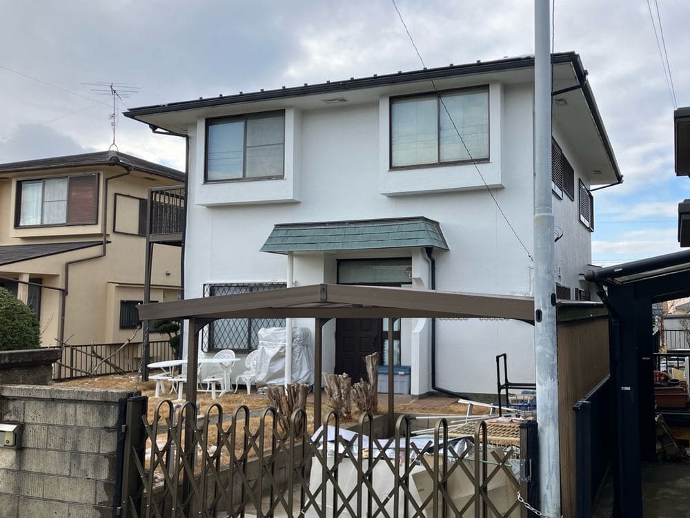 T様(橿原市すずらん台西)施工前 橿原市の外壁塗装、屋根塗装をリペイント匠が施工した写真