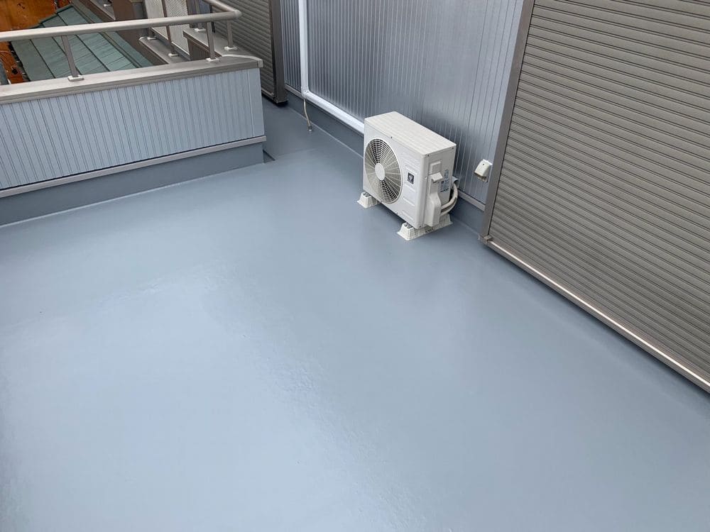 施工後 生駒市で外壁塗装と防水工事をリペイント匠が施工した写真