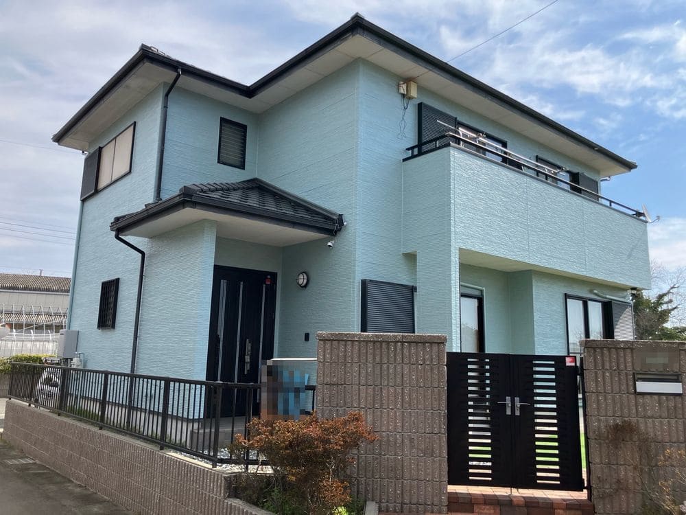 施工後_外壁全体 (5) 生駒市で外壁塗装をリペイント匠が施工した写真