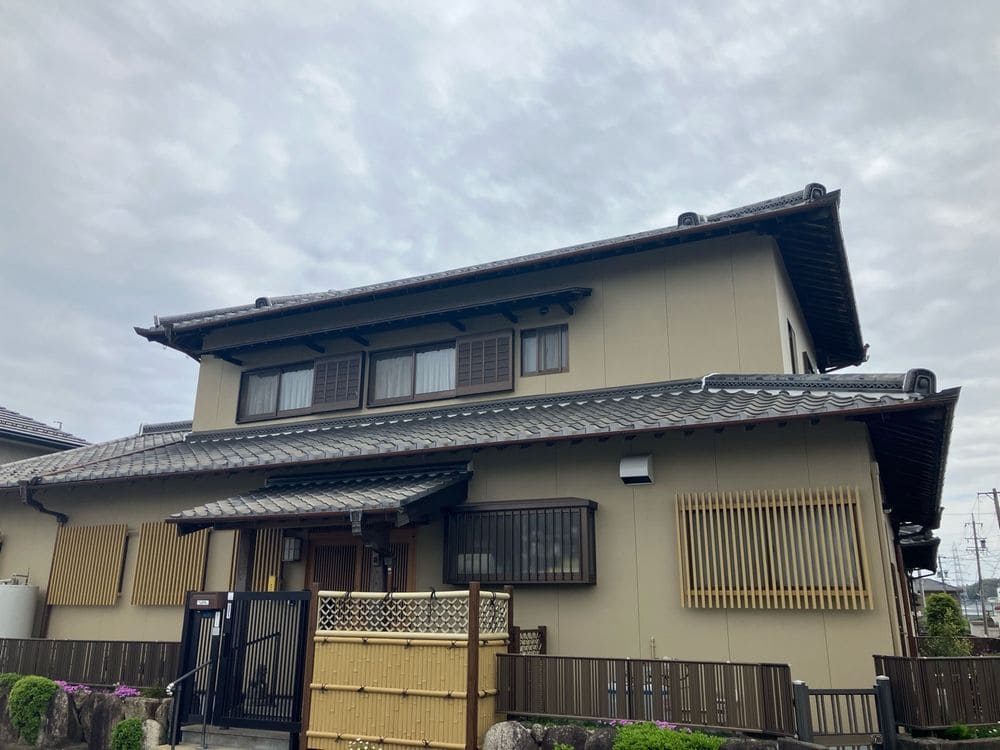 奈良市_I様_外壁全体①(施工後) 奈良市の外壁塗装をリペイント匠が施工した写真