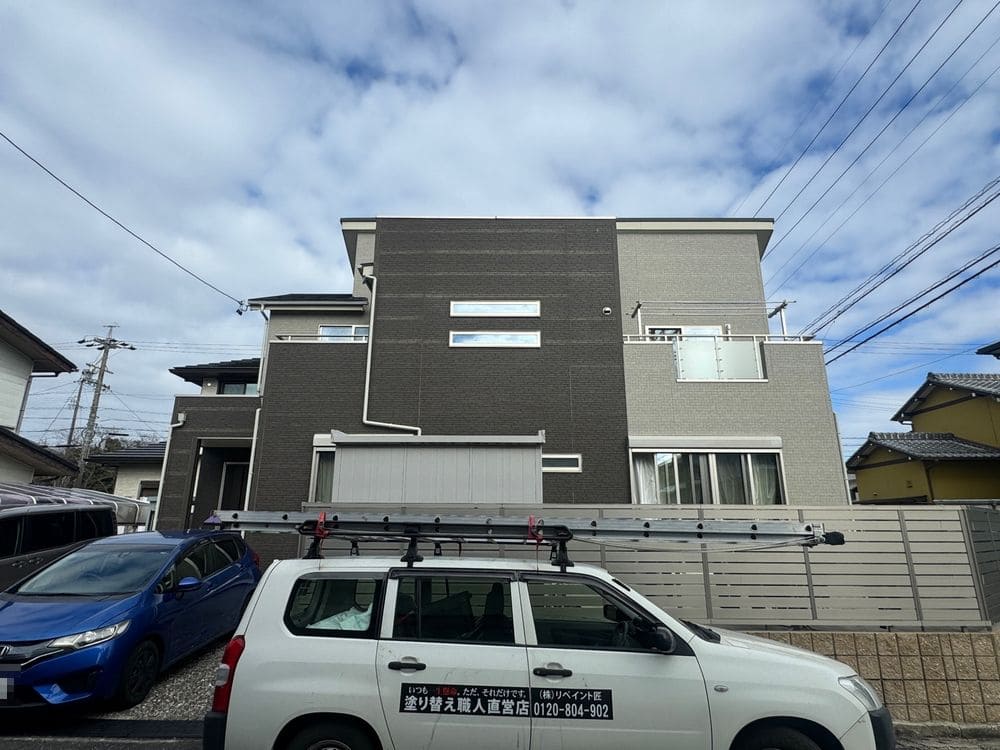 奈良市の外壁・屋根塗装をリペイント匠が施工した写真