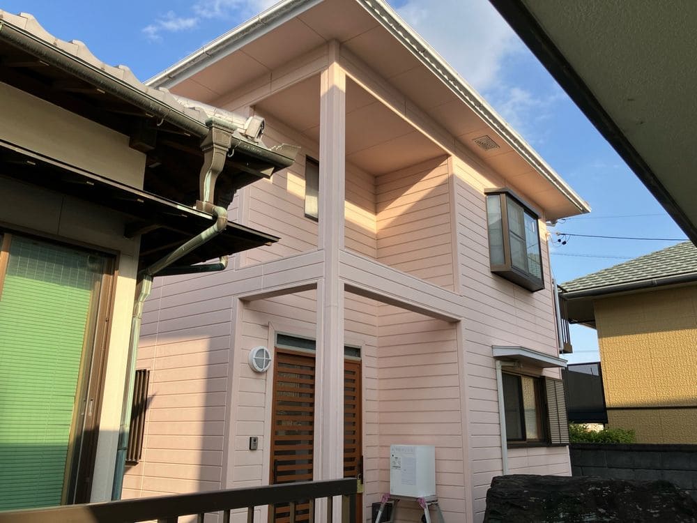 施工前_外壁全体 (7) 生駒市で外壁・屋根塗装をリペイント匠が施工した写真