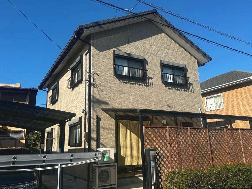 H様(生駒市)外壁‗施工前 生駒市の外壁塗装をリペイント匠が施工した写真