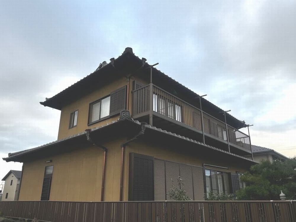 奈良市_I様_外壁全体④(施工前) 奈良市の外壁塗装をリペイント匠が施工した写真