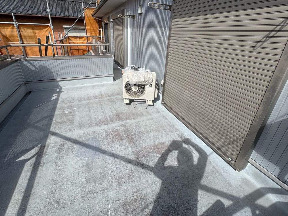 施工前 生駒市で外壁塗装と防水工事をリペイント匠が施工した写真