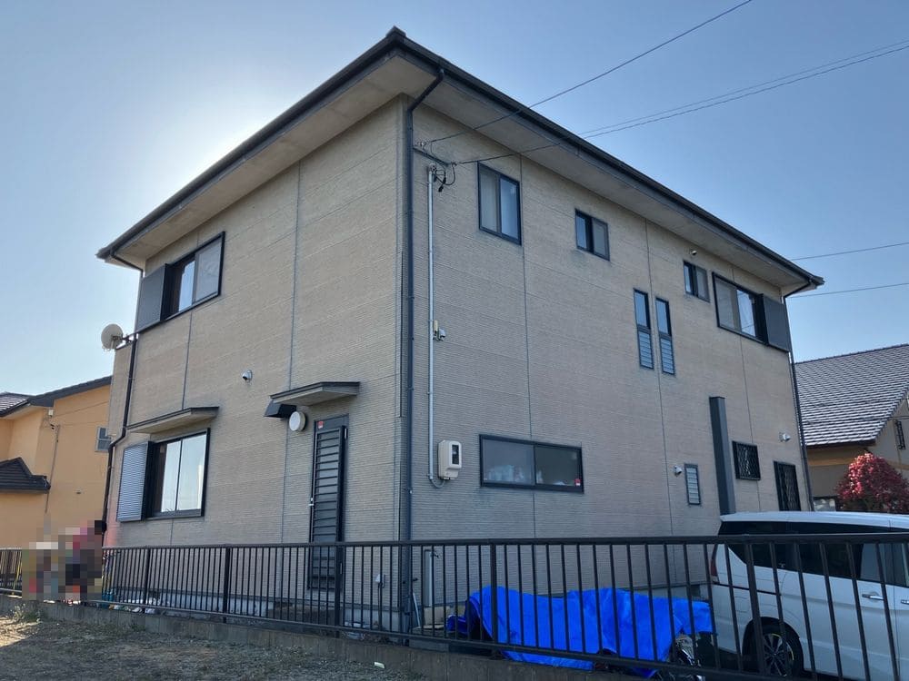 施工前_外壁全体 (3) 生駒市で外壁塗装をリペイント匠が施工した写真