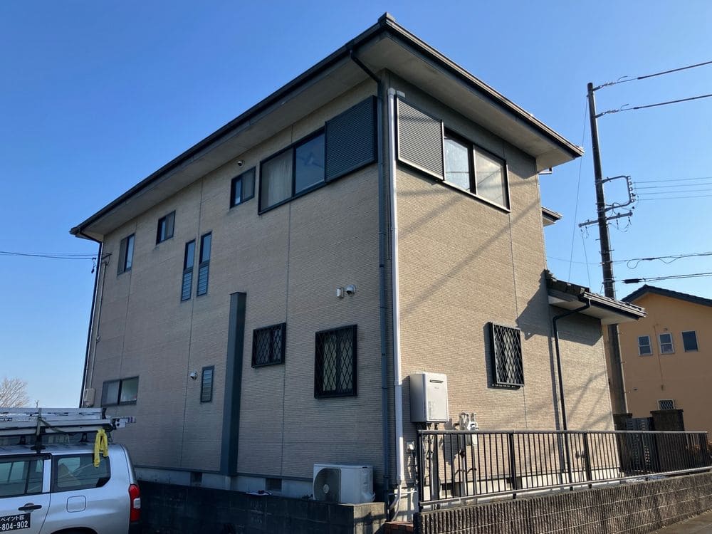 施工前_外壁全体 (5) 生駒市で外壁塗装をリペイント匠が施工した写真
