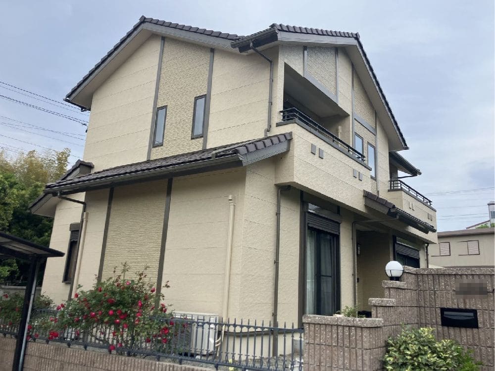 奈良市の外壁塗装、防水工事をリペイント匠が施工した写真
