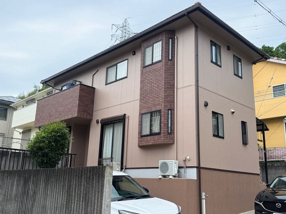 奈良市の外壁塗装をリペイント匠が施工した写真