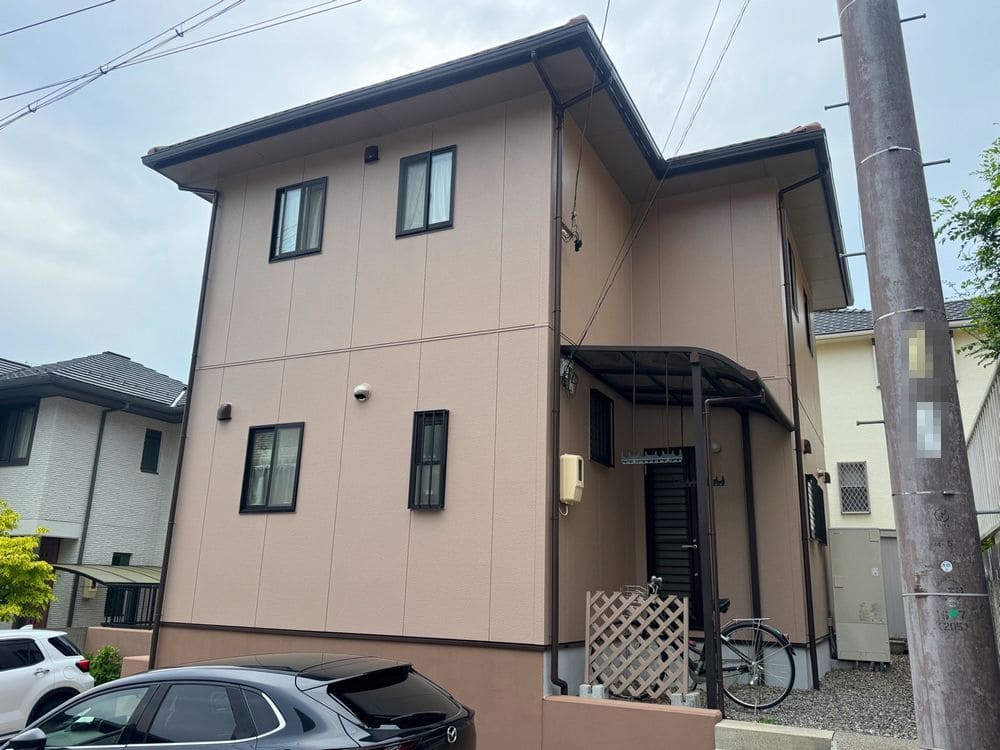 奈良市の外壁塗装をリペイント匠が施工した写真