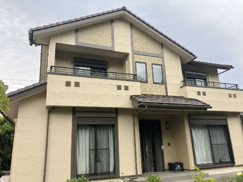 奈良市の外壁塗装、防水工事をリペイント匠が施工した写真