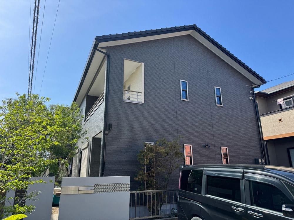 奈良市_K様_外壁全体①(施工後) 奈良市の外壁塗装をリペイント匠が施工した写真