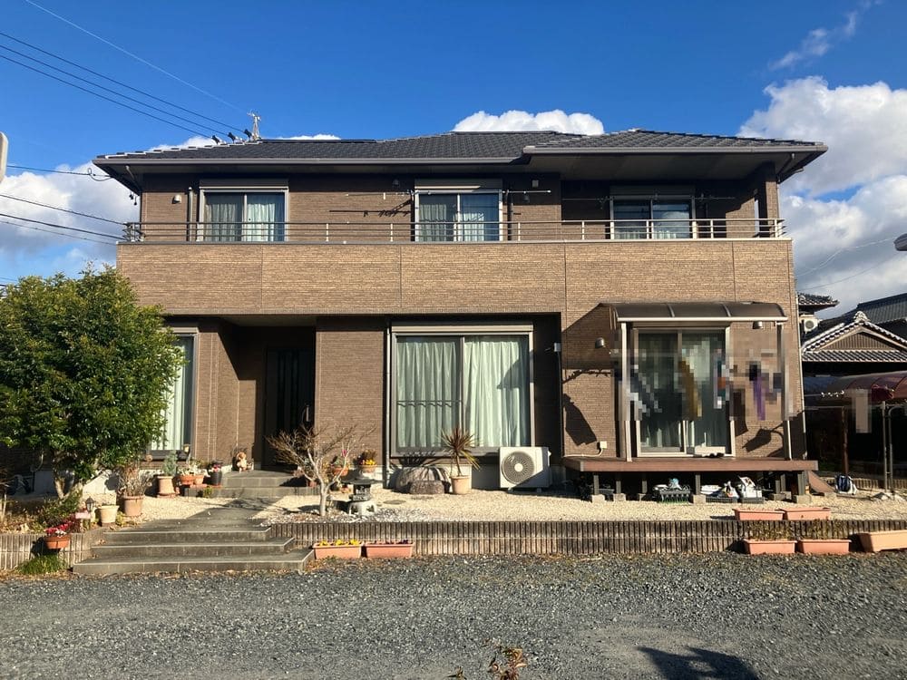 奈良市_H様_外壁全体①(施工前) 奈良市の外壁塗装をリペイント匠が施工した写真