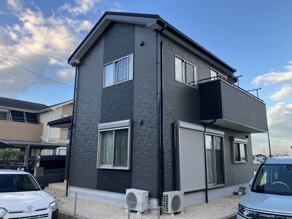 生駒市で外壁塗装と屋根工事と防水工事をリペイント匠が施工した写真