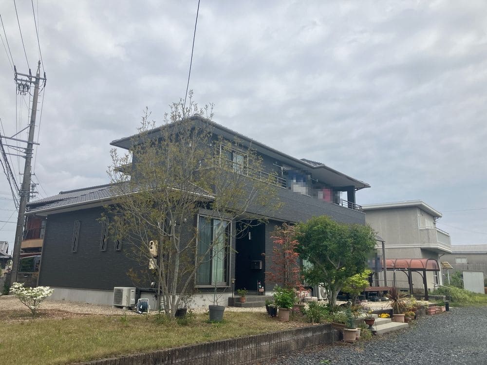 奈良市_H様_外壁全体②(施工後) 奈良市の外壁塗装をリペイント匠が施工した写真