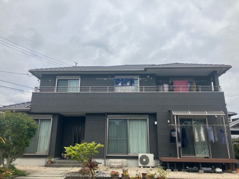奈良市_H様_外壁全体①(施工後) 奈良市の外壁塗装をリペイント匠が施工した写真