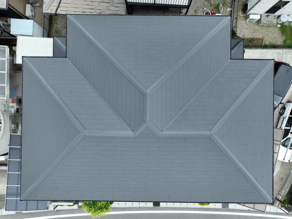 生駒市の外壁塗装、屋根塗装、防水工事をリペイント匠が施工した写真