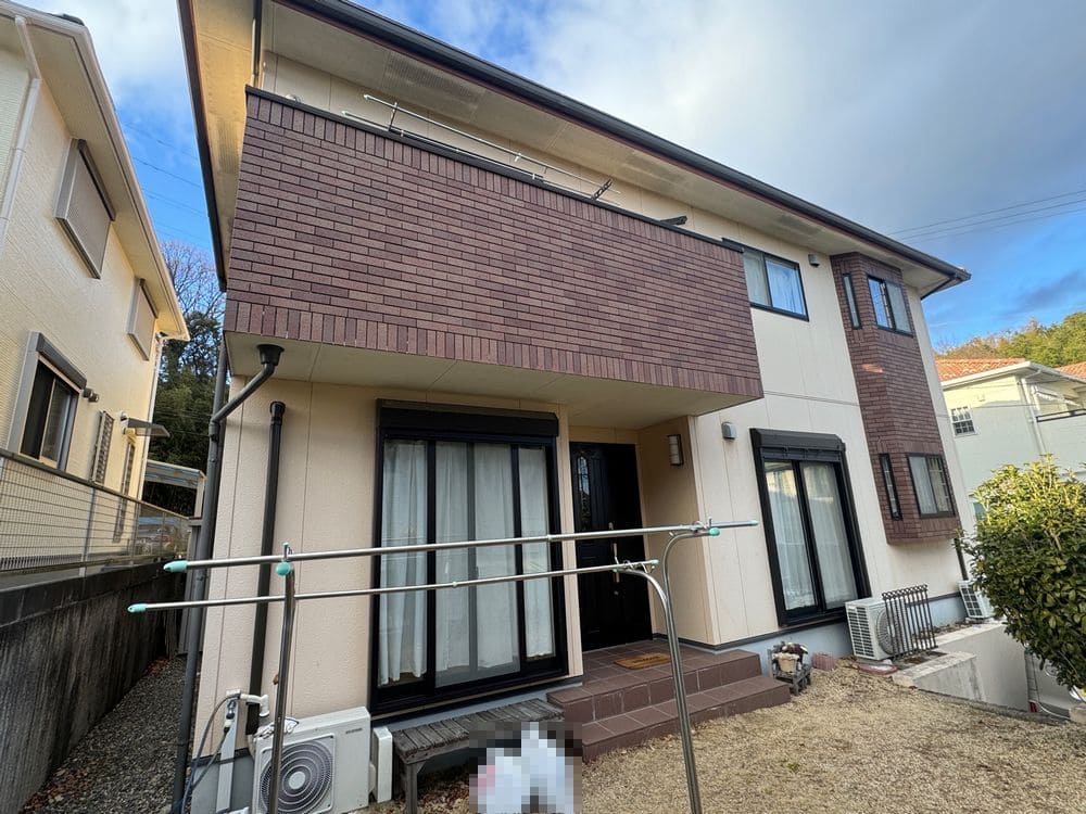 奈良市の外壁塗装をリペイント匠が施工した写真