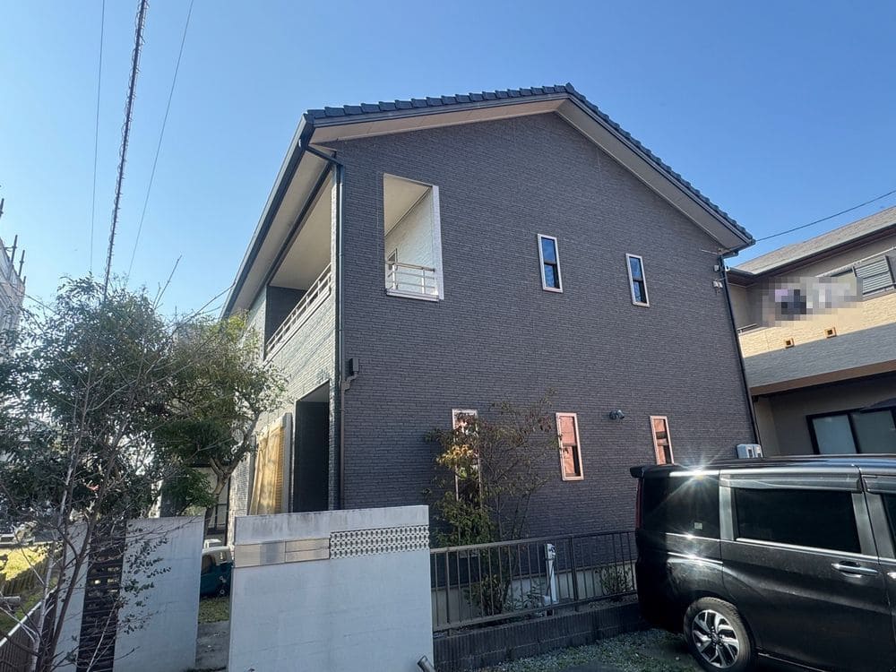 奈良市_K様_外壁全体①(施工前) 奈良市の外壁塗装をリペイント匠が施工した写真