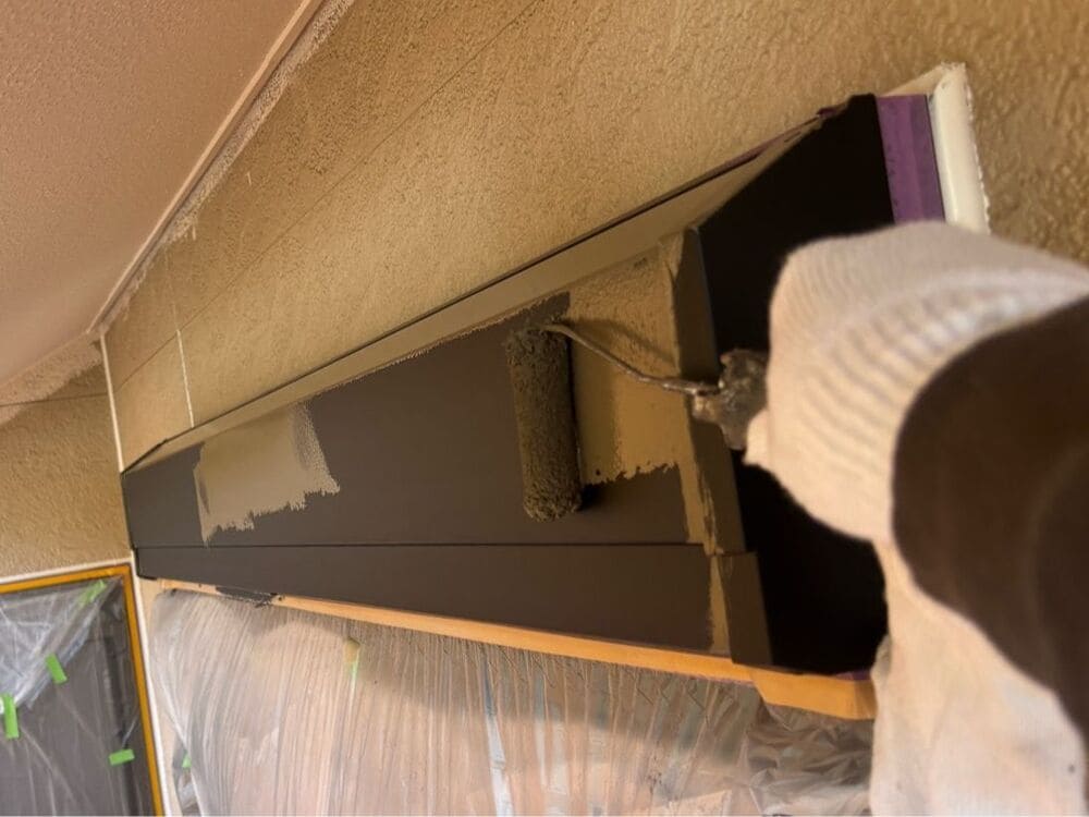 奈良市の外壁塗装、防水工事をリペイント匠が施工した写真